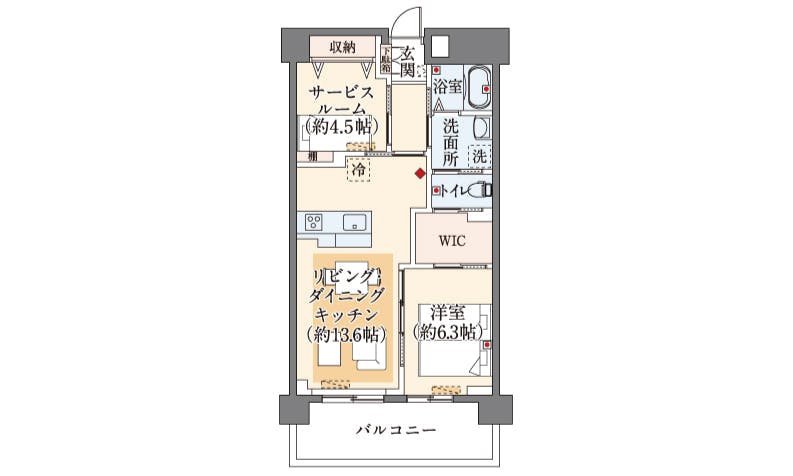 マストクレリアン鎌倉 間取図