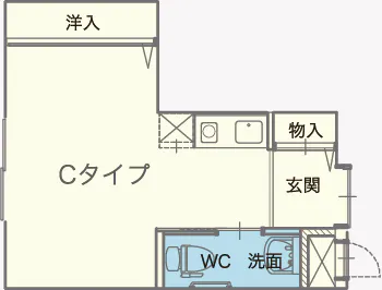 虹の家北郷 間取図