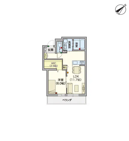 ヘーベルVillage横須賀うみかぜ公園 間取図