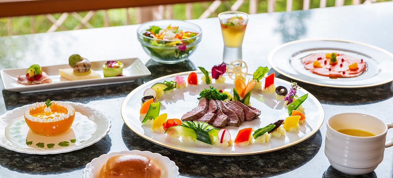 ヒルデモア東山 和洋の料理