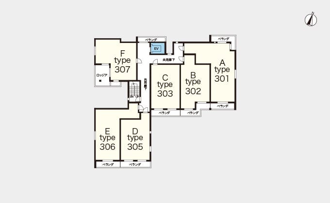 ヘーベルVillage湘南台Ⅱ 間取図