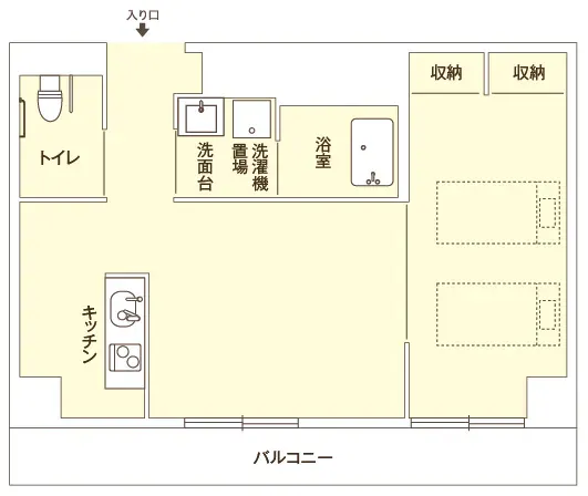 ココファン仙台東口 間取図