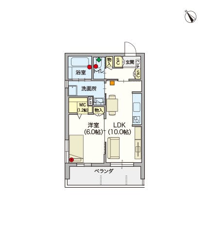 ヘーベルVillage大船 間取図