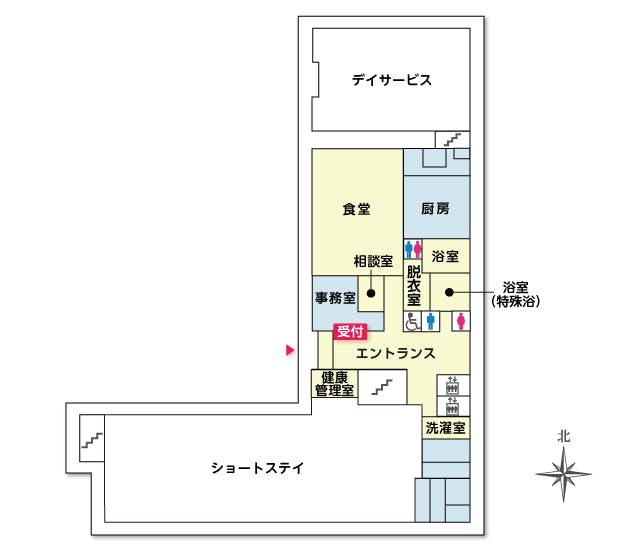 ツクイ・サンシャイン会津若松 間取図