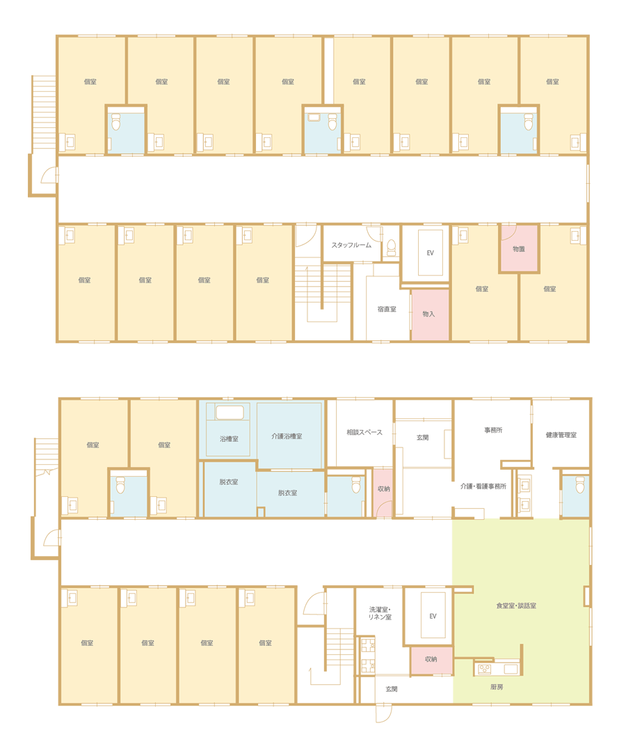 ナーシングA-st.城北 間取図