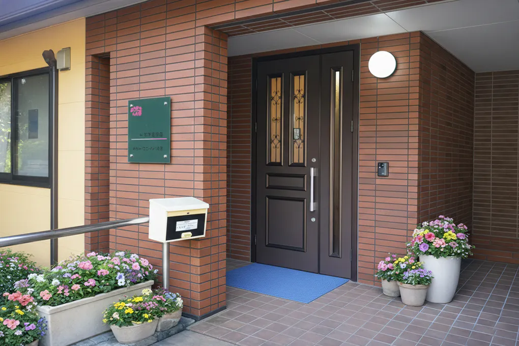 グループホームみやまの憩 玄関