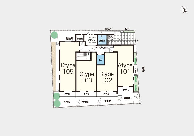 ヘーベルVillage奥戸 間取図