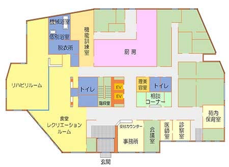 介護老人保健施設国立あおやぎ苑立川 間取図