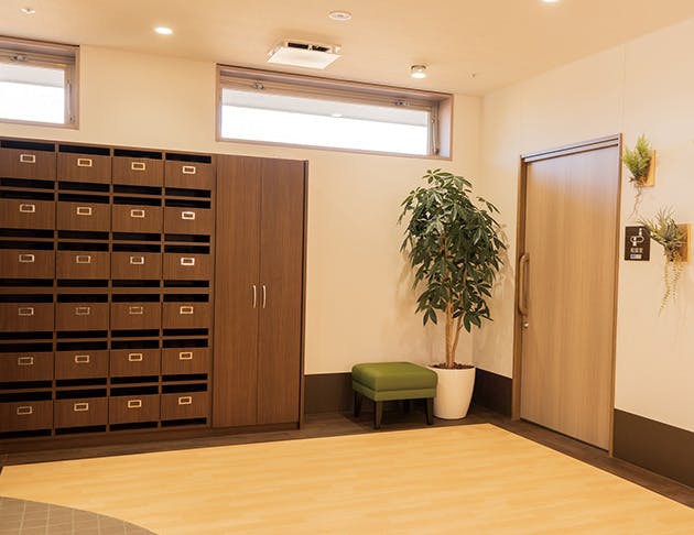 リアンレーヴ金沢八景 下足コーナー