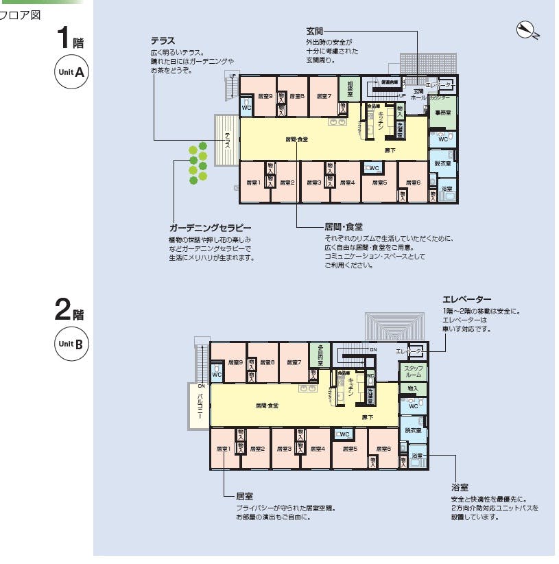 ニチイケアセンター浦和東 間取図
