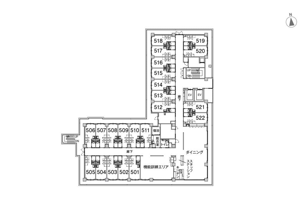 アズハイム足立六町 間取図
