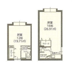 サービス付き高齢者向け住宅エナメゾン 間取図