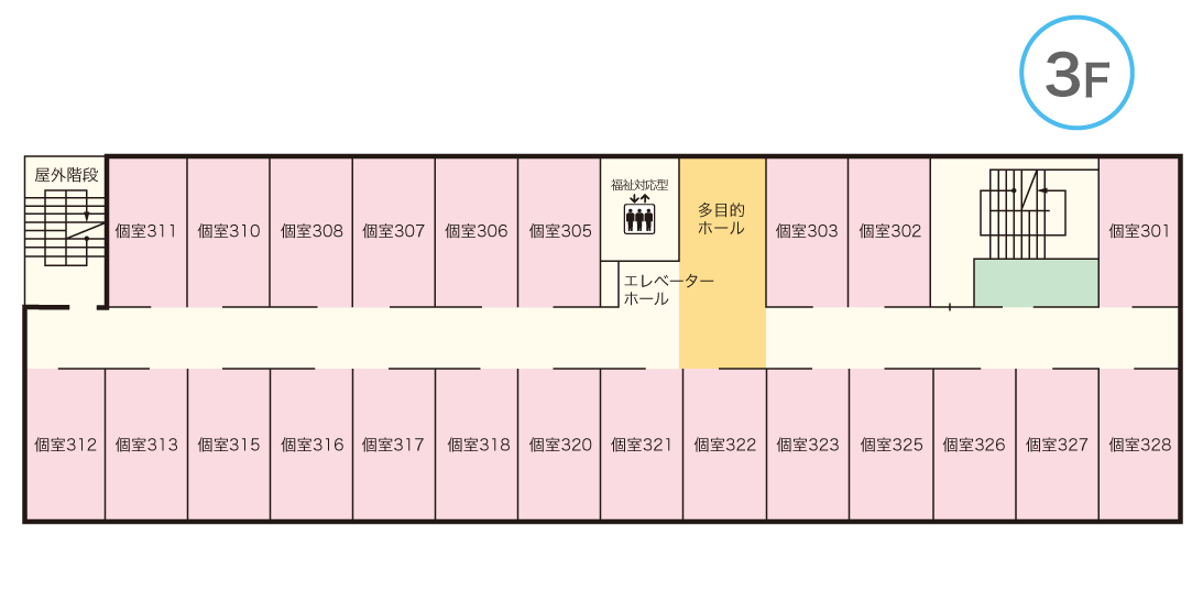 有料老人ホーム ケアホーム加美 間取図