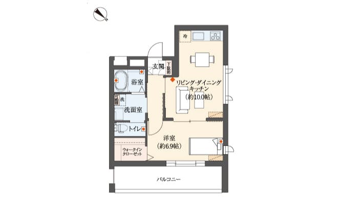 グランドマスト八幡山 間取図