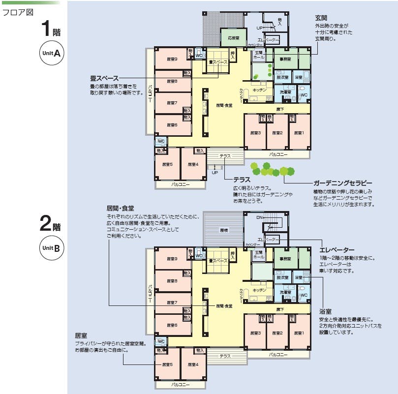ニチイケアセンター本羽田 間取図