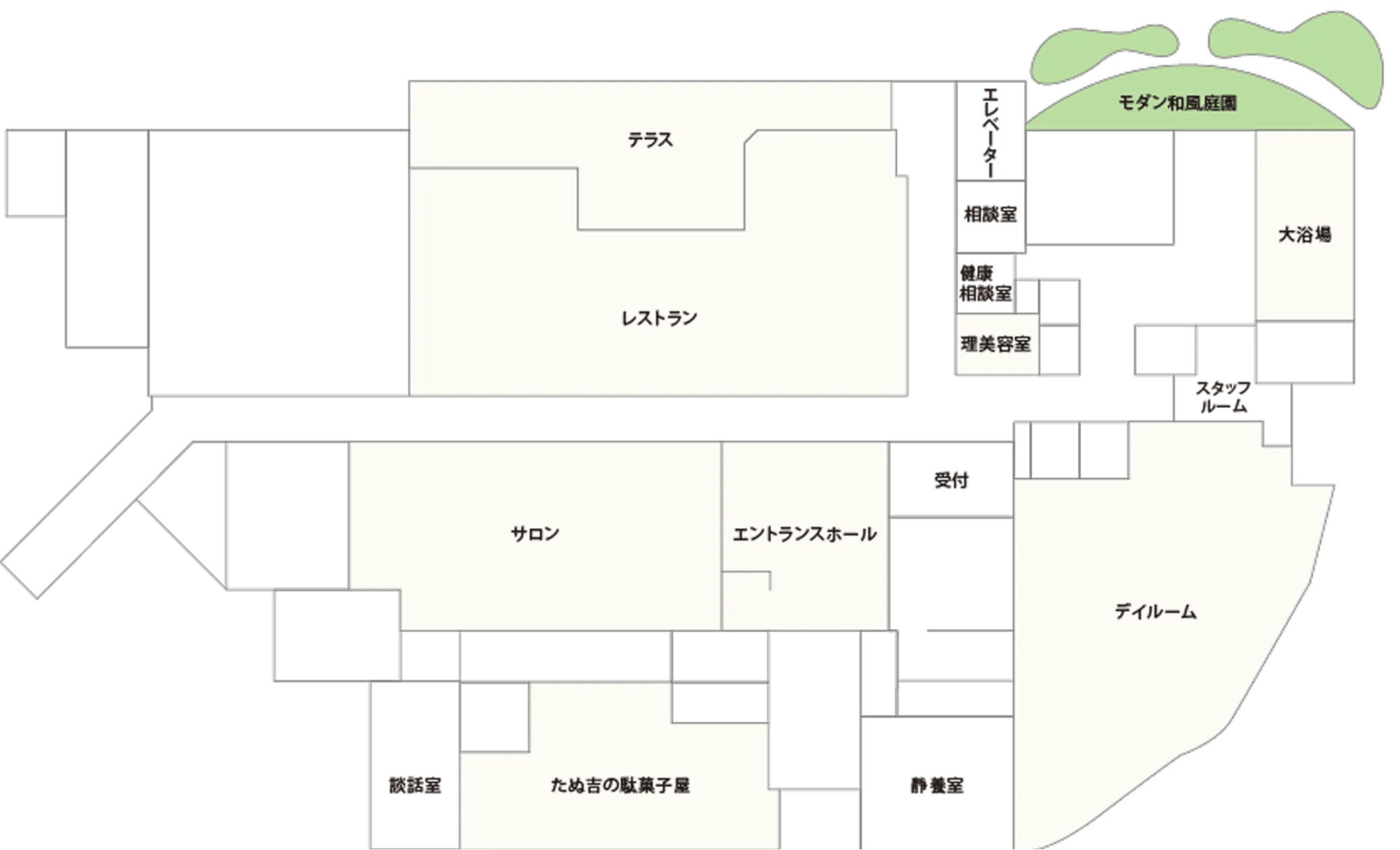 サービス付き高齢者向け住宅緑陽館 間取図