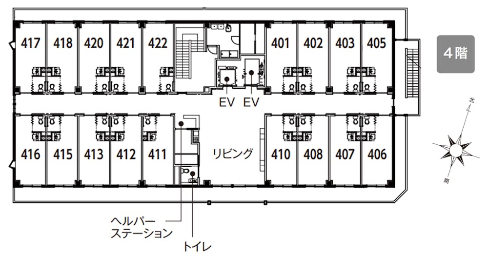 イリーゼ神戸六甲 間取図