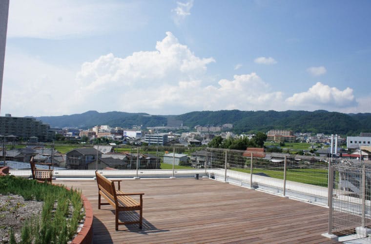 サービス付高齢者向け住宅あすか箕面 ルーフバルコニー