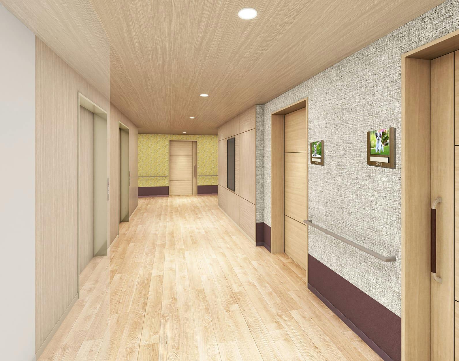 ドーミー中野弥生町 廊下