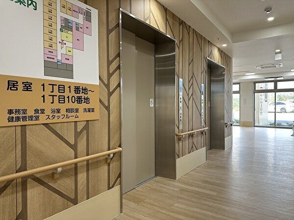 ケアタウンつどいいわき好間 エレベーター