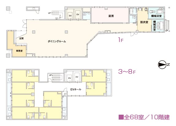 グレースヴィラ八尾本町 間取図