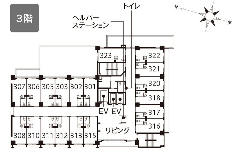 イリーゼ札幌南三条 間取図