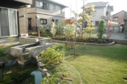 シニアフォレスト湘南平塚 中庭