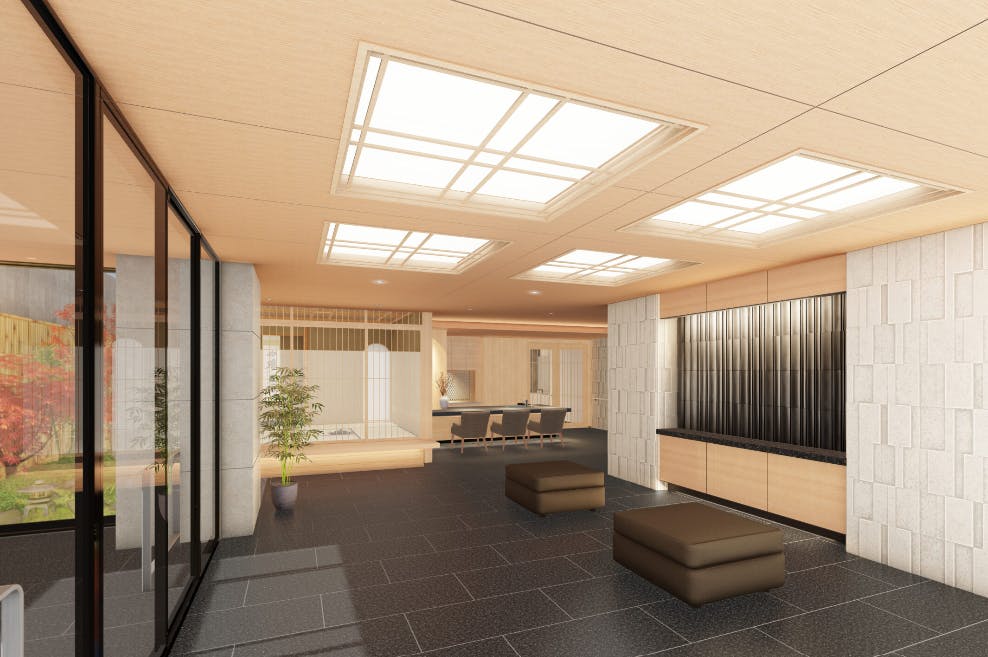 チャームプレミア京都岡崎 エントランスホール 完成予想図