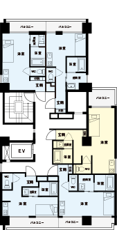 サービス付き高齢者向け住宅えらぶ 間取図
