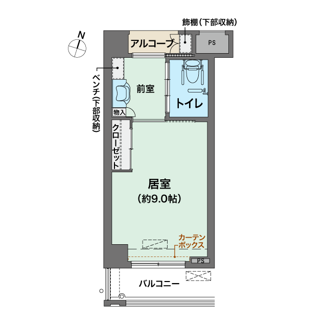 ベルパージュ奈良あやめ池ケアレジデンス 間取図