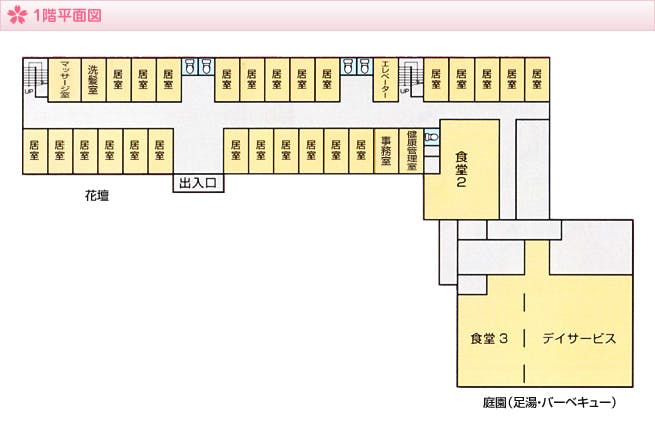 住宅型有料老人ホーム プラチナホームさくら 間取図