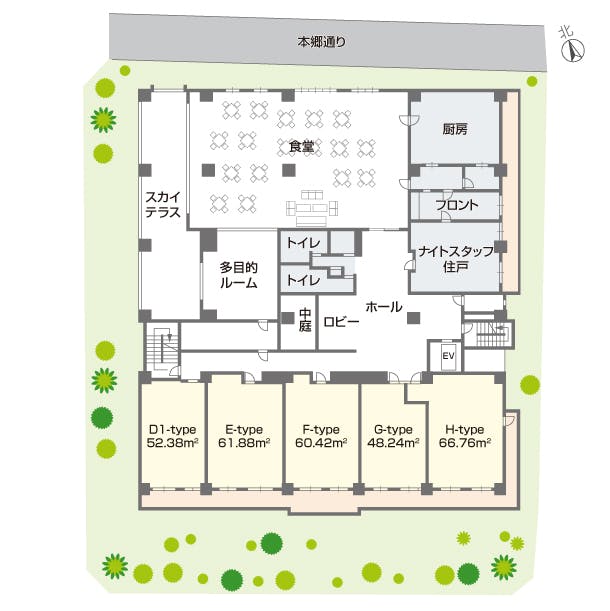 グランドマスト西ヶ原 間取図
