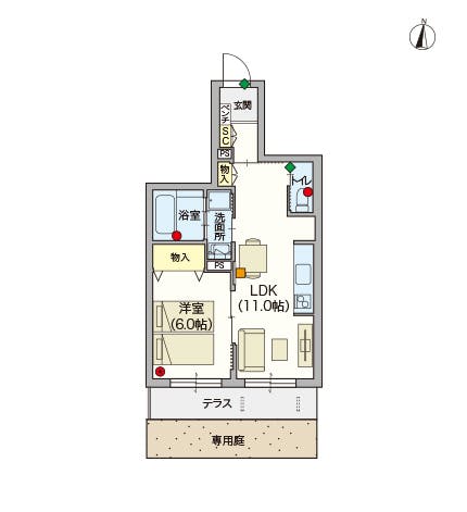ヘーベルVillage戸田公園 間取図
