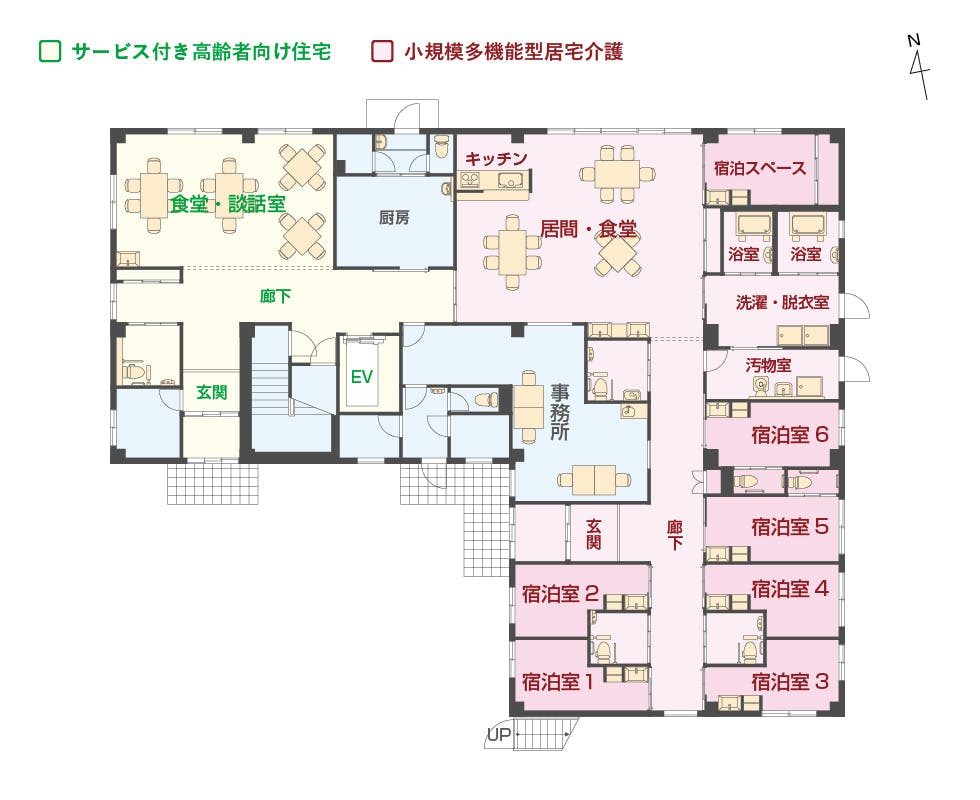 エイジフリーハウス川崎菅生 間取図