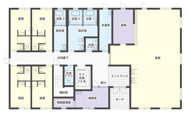 ゆるり高安 間取図