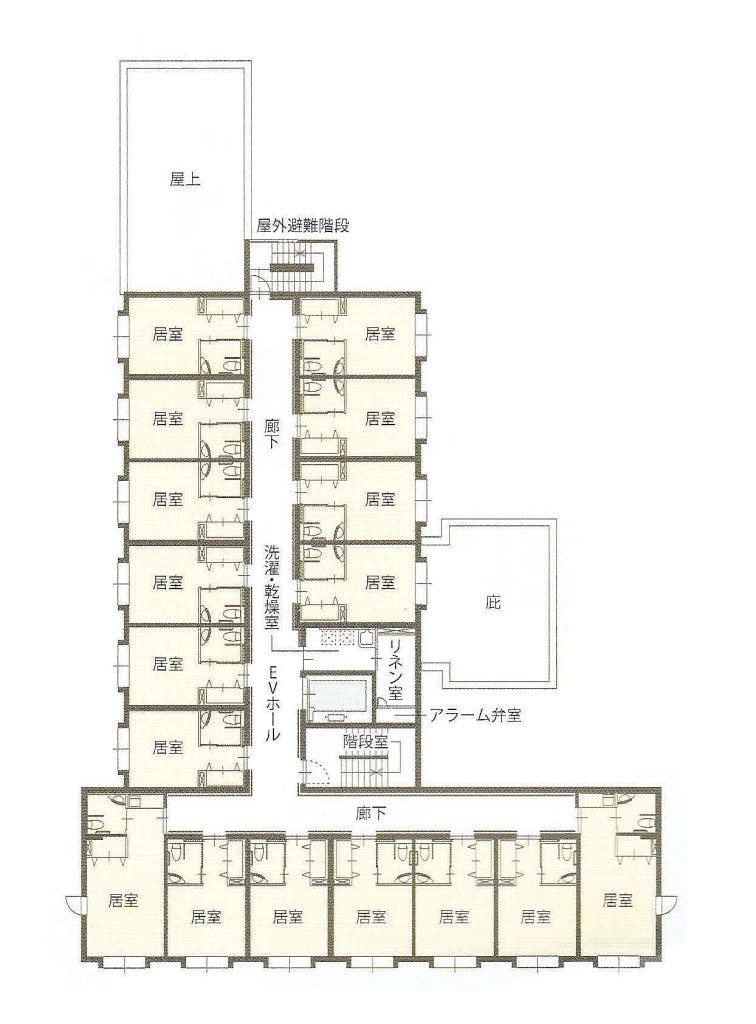 サービス付き高齢者向け住宅エナメゾン 間取図