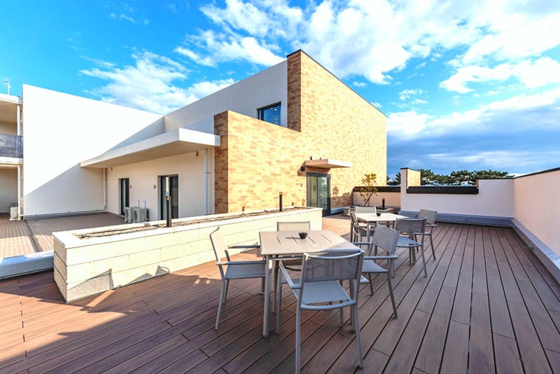 チャームプレミア御影 屋上庭園