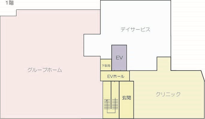 プラチナ・シニアホーム足立竹ノ塚 間取図