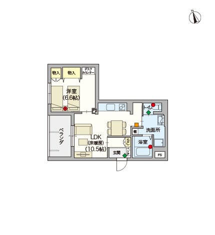 へーベルVillage東伏見 間取図