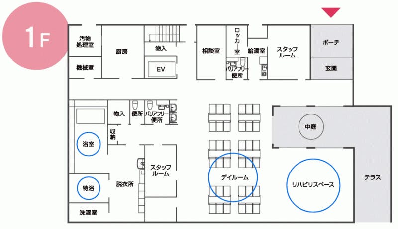リハ・ハウス来夢 間取図