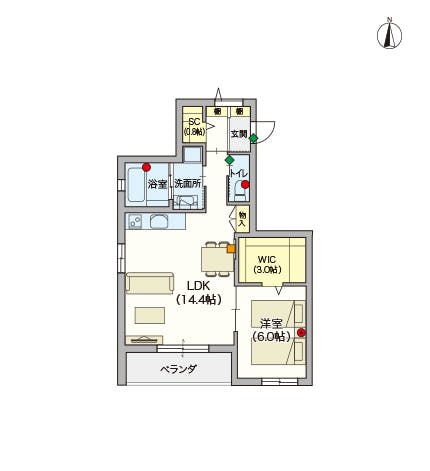 ヘーベルVillage練馬豊玉中 間取図