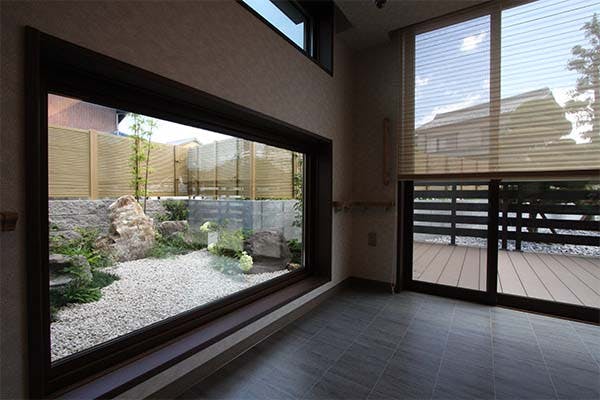 ゆかりの郷ホーム嵯峨 ウッドデッキ