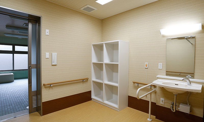 北田辺輝きの郷 脱衣室