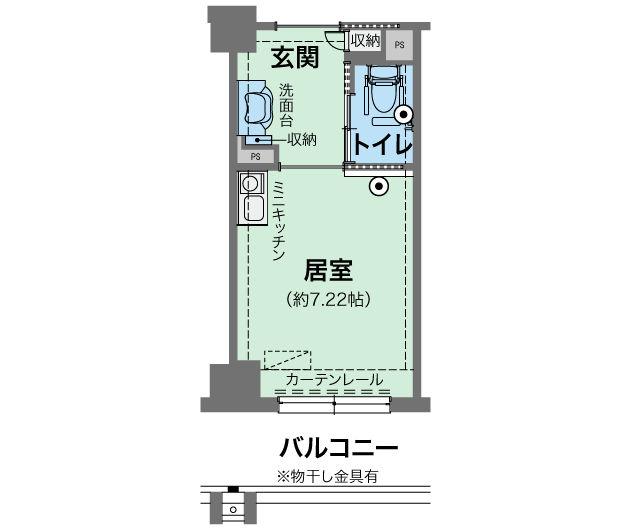 ナービス堺なかもず 間取図