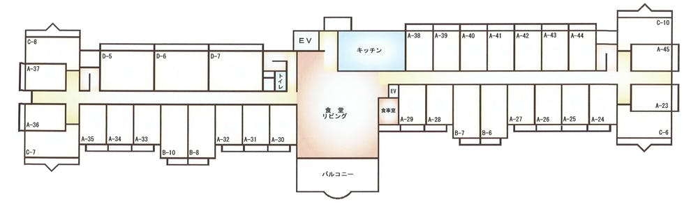 憩いの里オリーブ 間取図