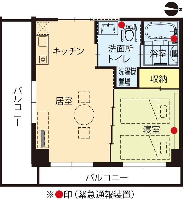 アルファリビング松山久万の台 間取図