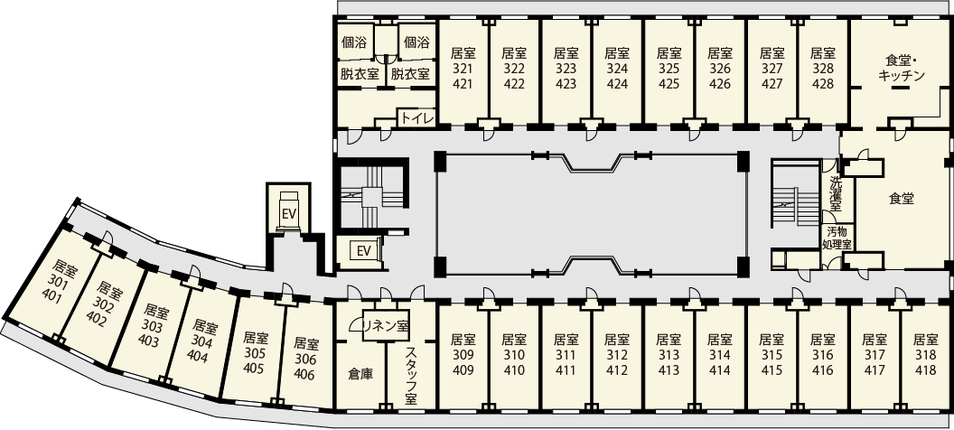 メヴィアン横浜上大岡 間取図