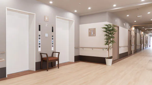 リアンレーヴ芹が谷 エレベーターホール