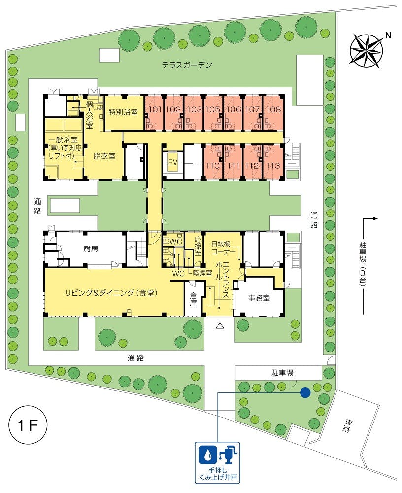 ニチイホーム 青葉台 間取図