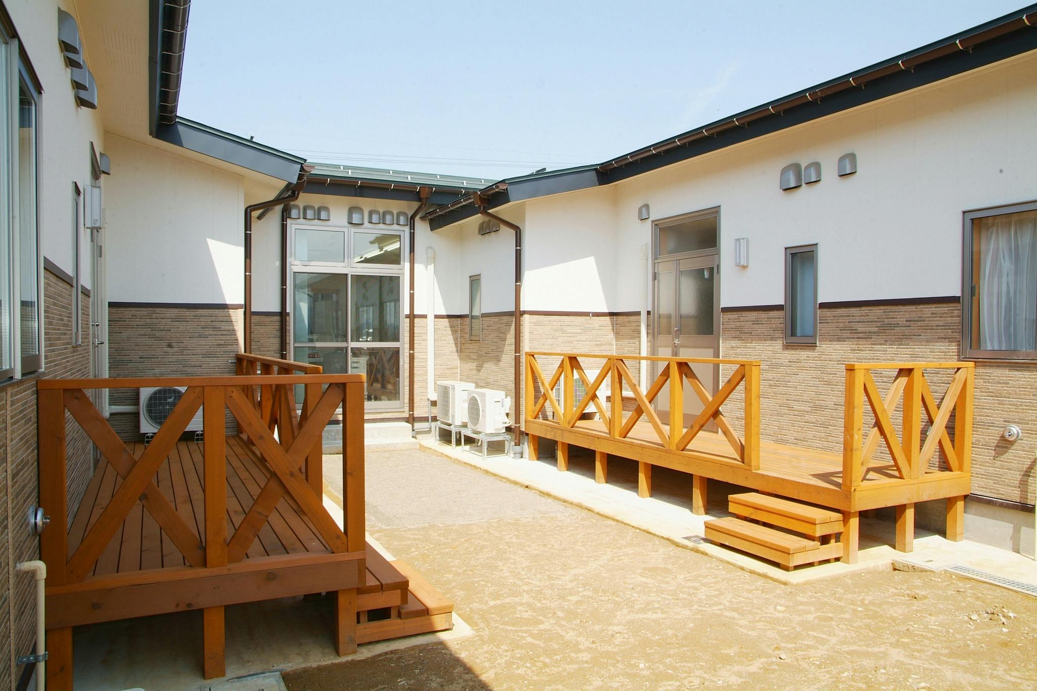 グループホーム陽だまりの家 中庭